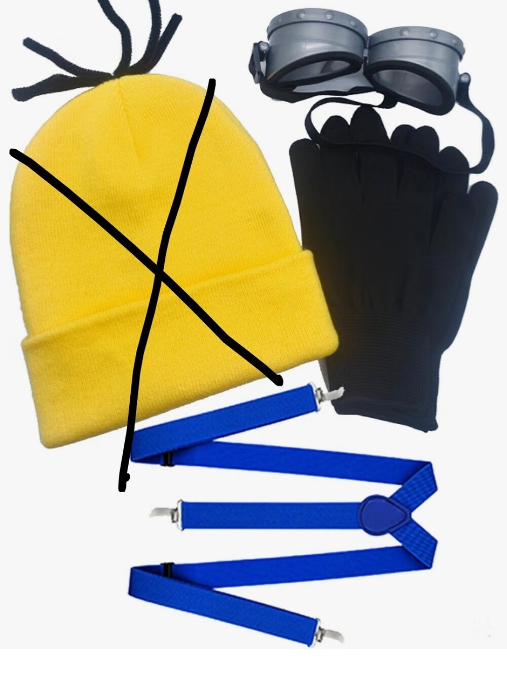 3 Piece Minion Accessories